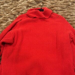 Urban Outfitters Vibrant Red Knit Sweater